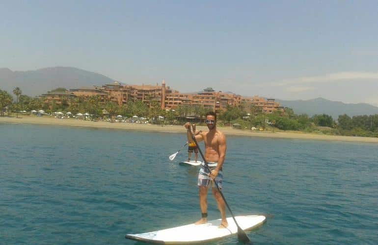 cours de SUP à Los Granados