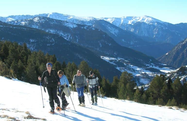 Schneeschuhwanderung in Canillo - Winteraktivitäten in Andorra