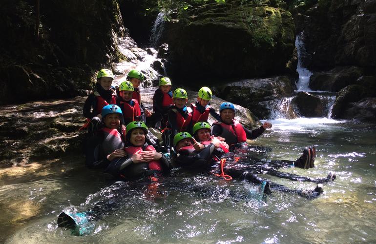 Family Canyoning at Lake Garda