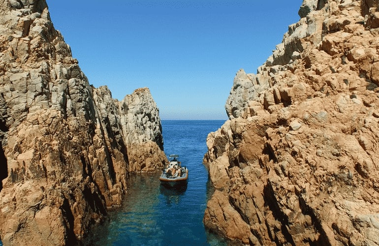 Boat trip from Sagone, Corsica