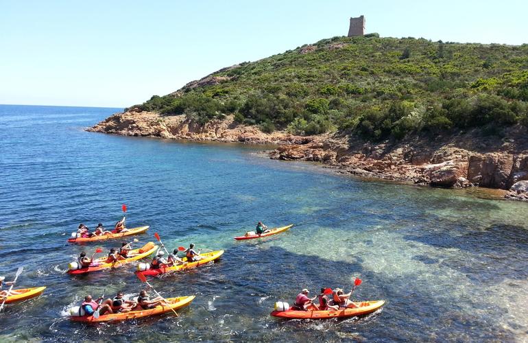 Randonnée Kayak de Mer à Pinarello près de Porto Vecchio