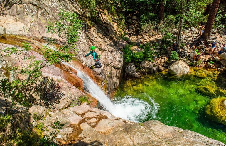 Cañón deportivo Purcaraccia en Bavella