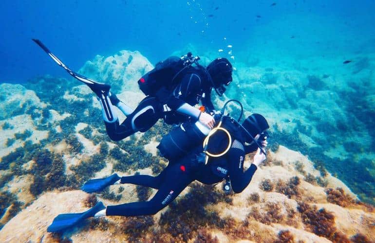 Schnuppertauchen in Calvi