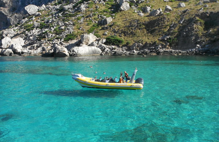 Boat trip in Pollença in Mallorca