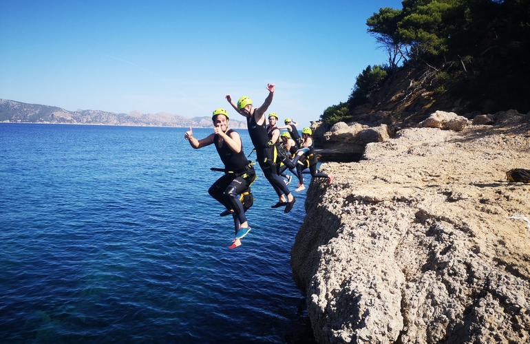 Ausflug zum Coasteering in Alcudia