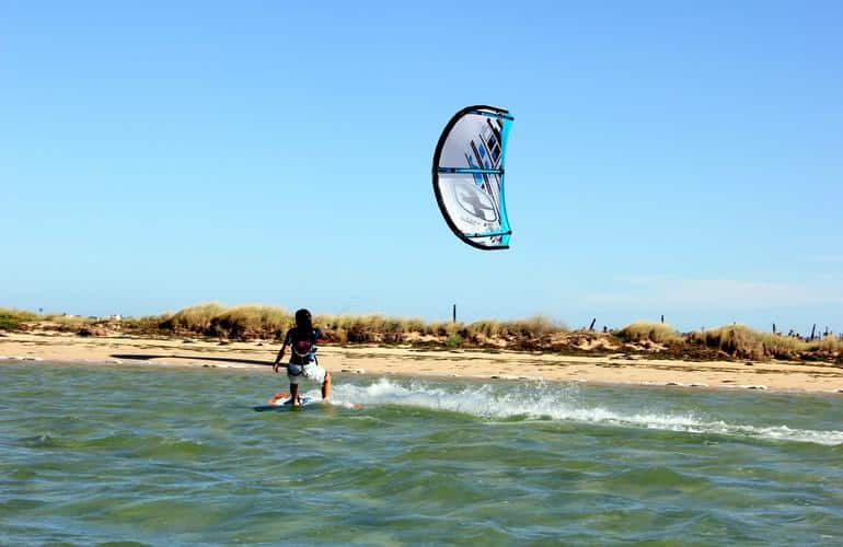 Cours de kite aux Saintes, Guadeloupe