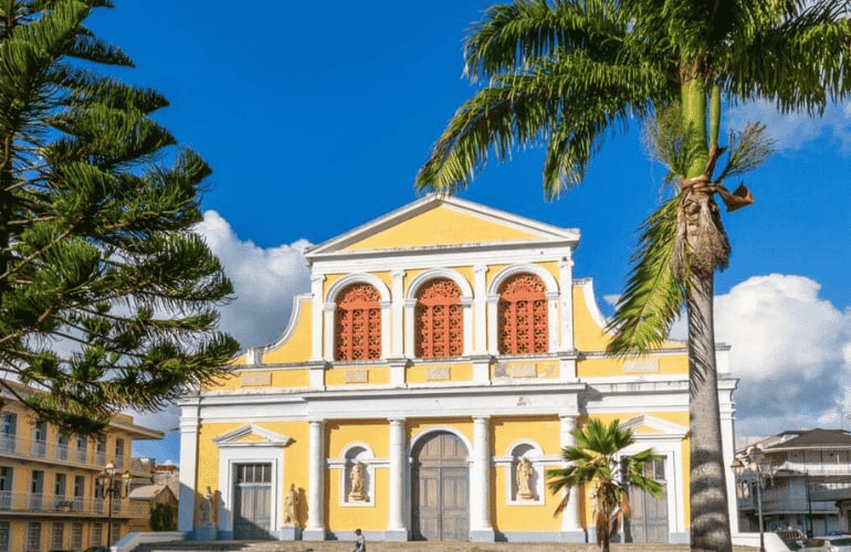 Eglise à Point à Pitre en Guadeloupe