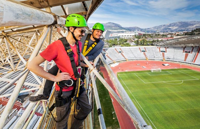 Skywalk in Split stadium