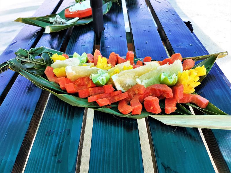 Fresh fruit in French Polynesia