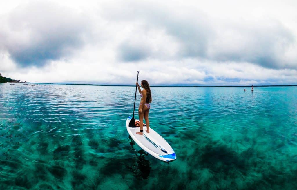 Stand-up paddleboarding