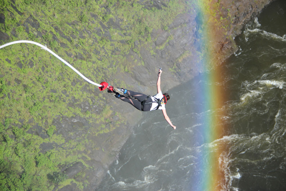 Bungee-Jumping Victoriafälle