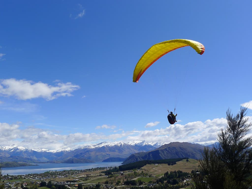 Paragliding in Wanaka, New Zealand