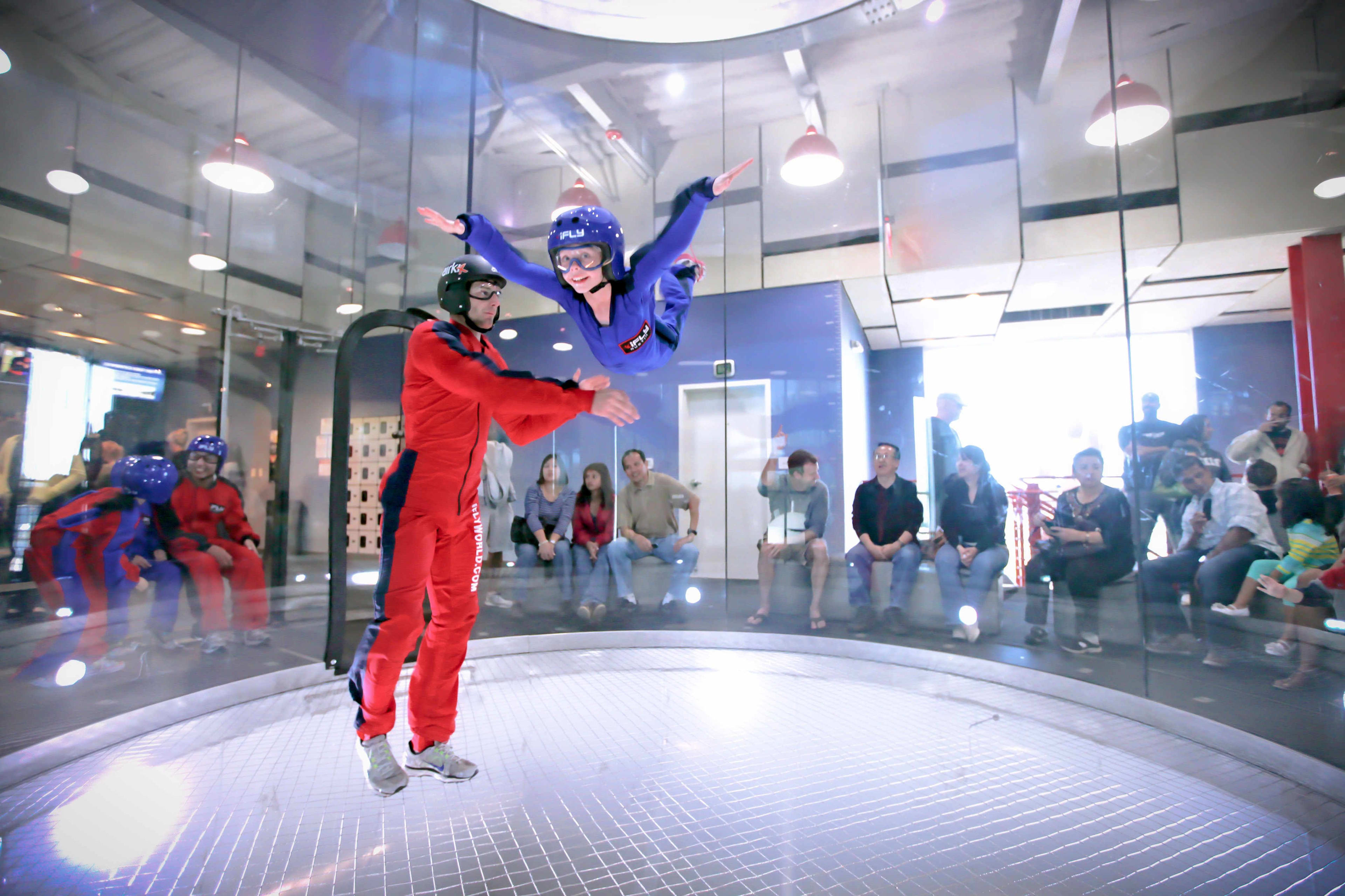 Indoor skydive