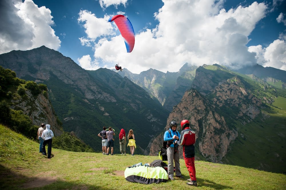 Paragliding Baptism Flight Vorbereitung