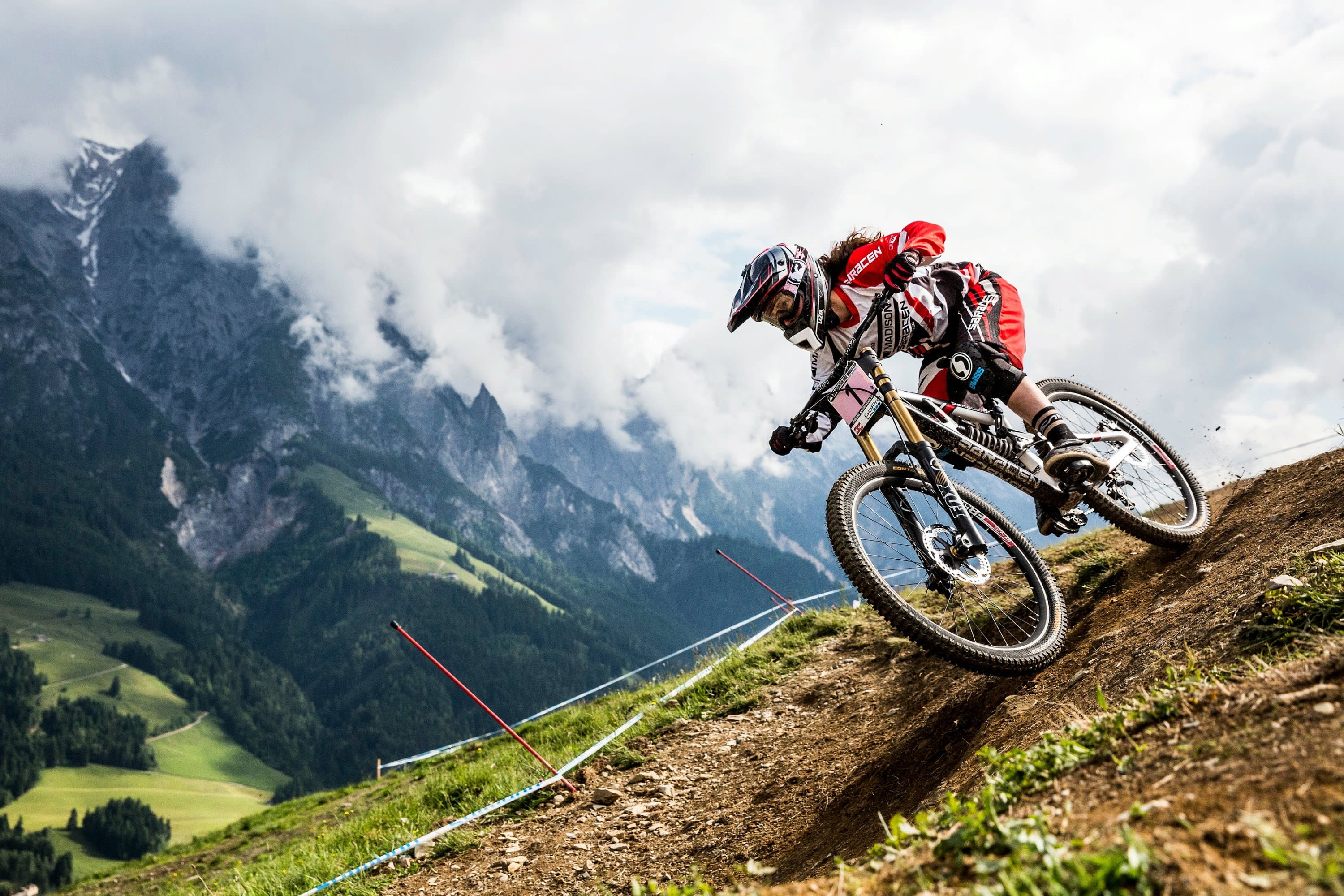 Biking on the longest single track in Switzerland