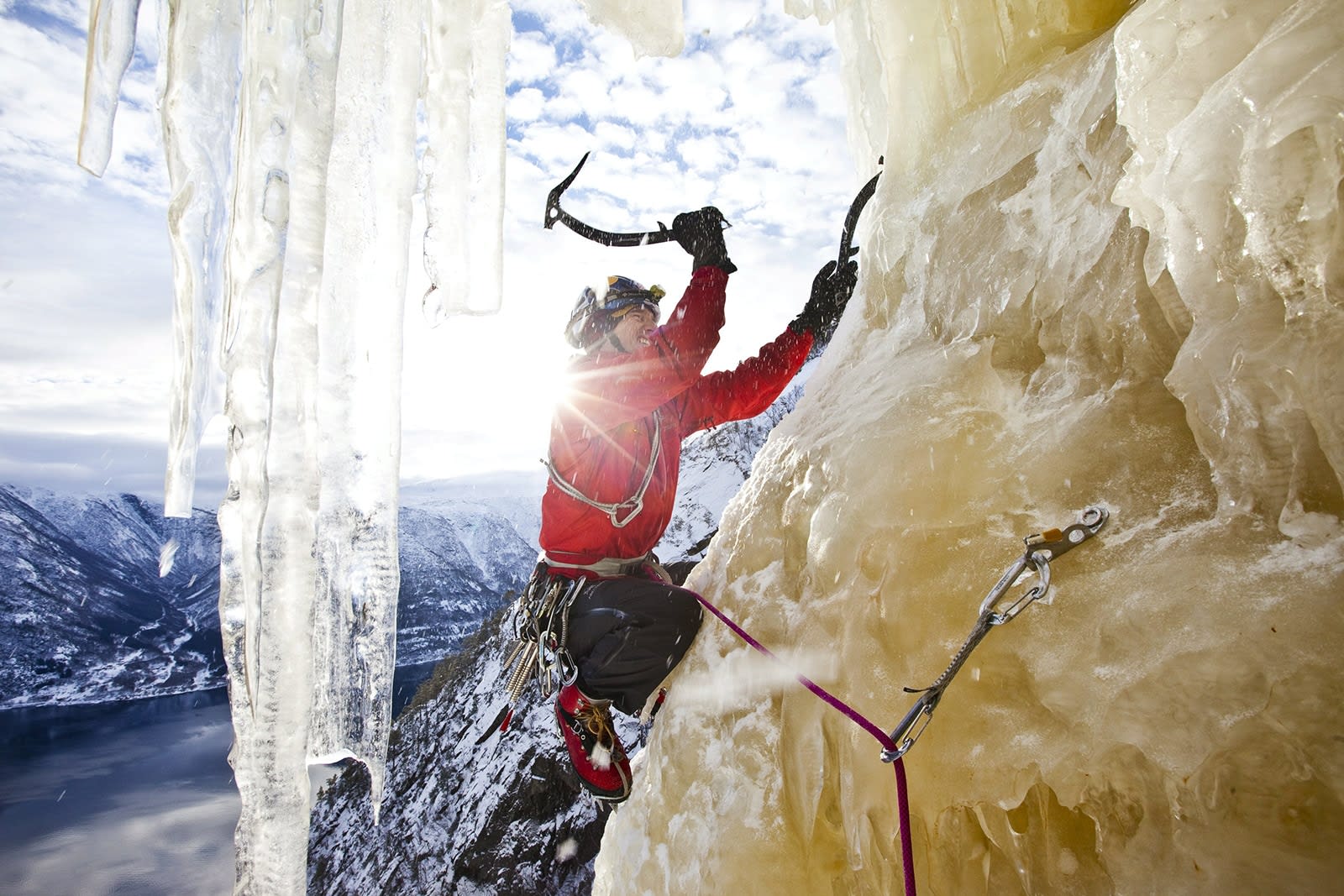 cascada de hielo