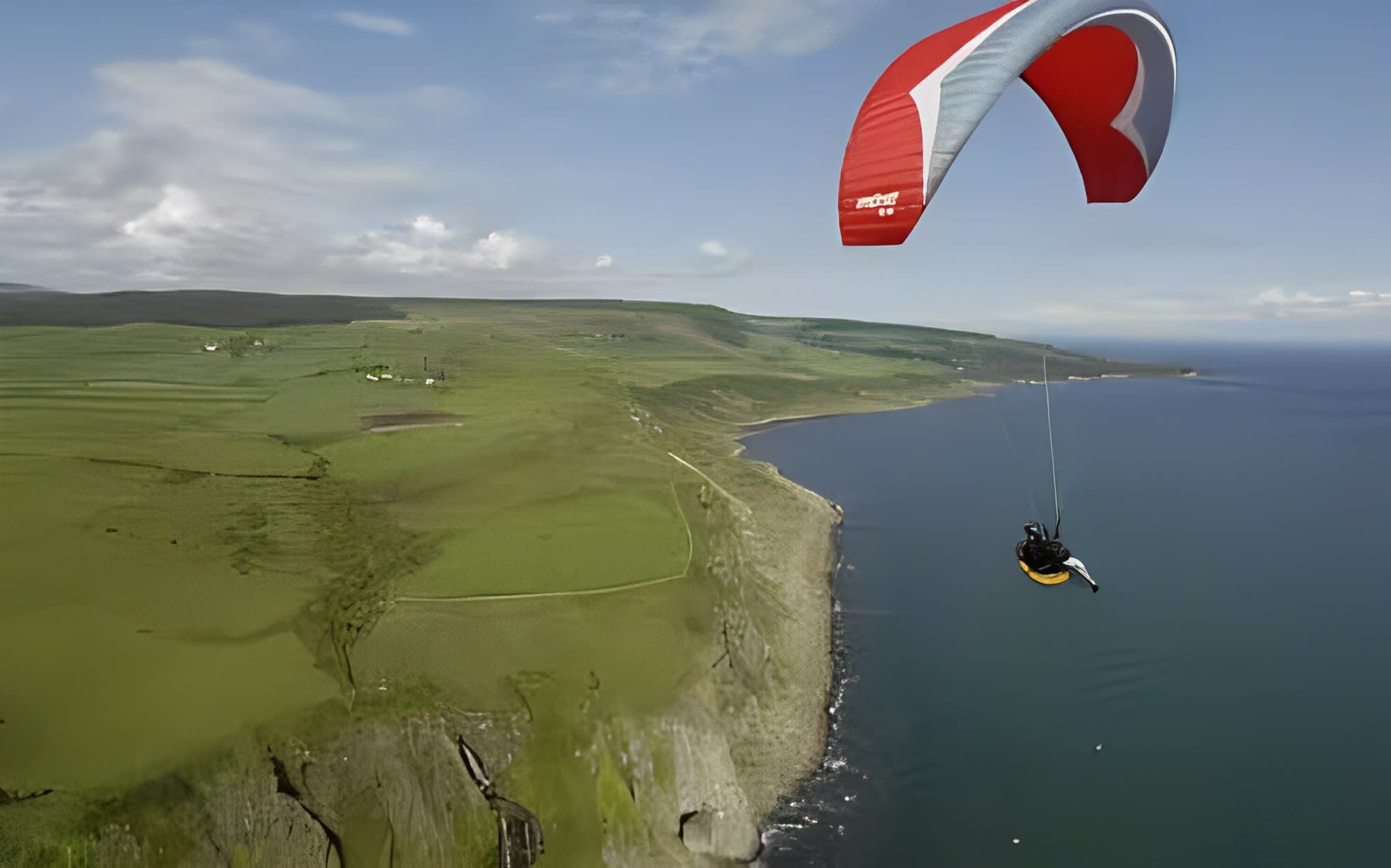 Paragliding in Arran, Scotland