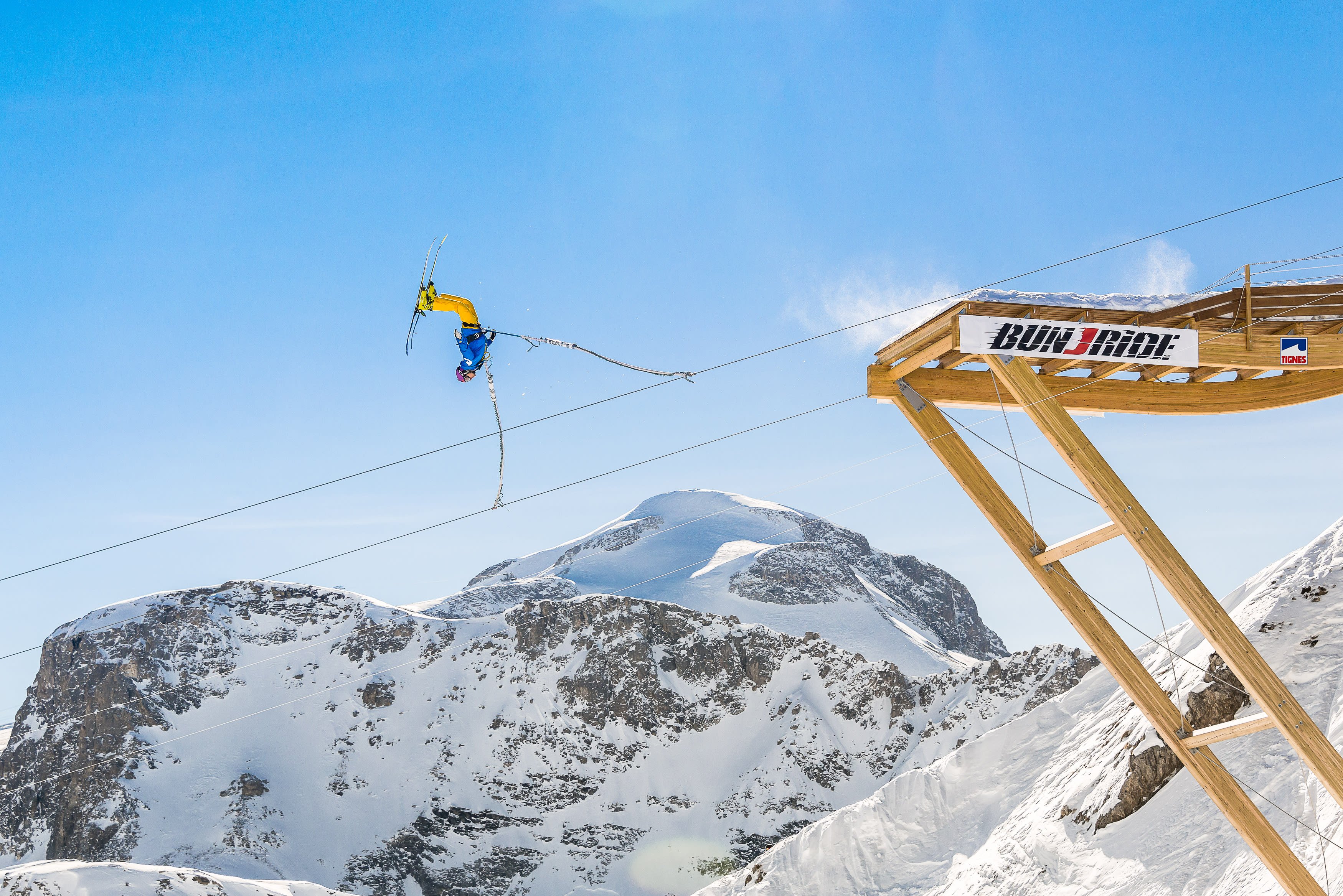 saut à l'élastique Tignes