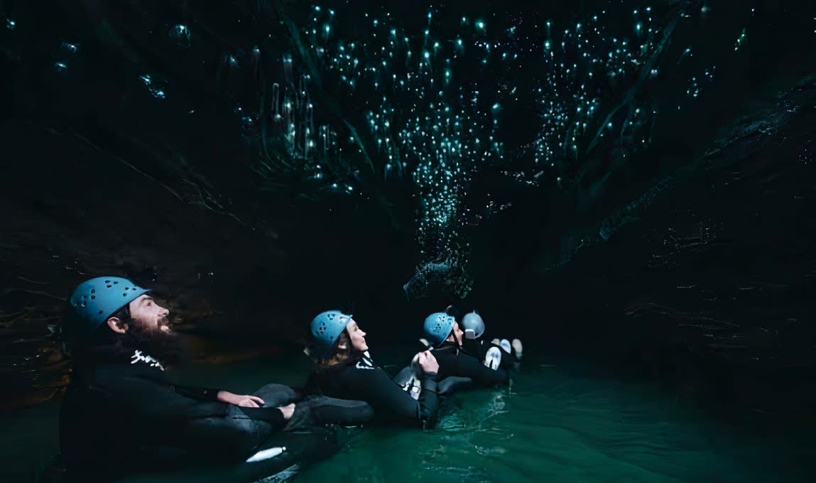 waitomo glowworm caves new zealand