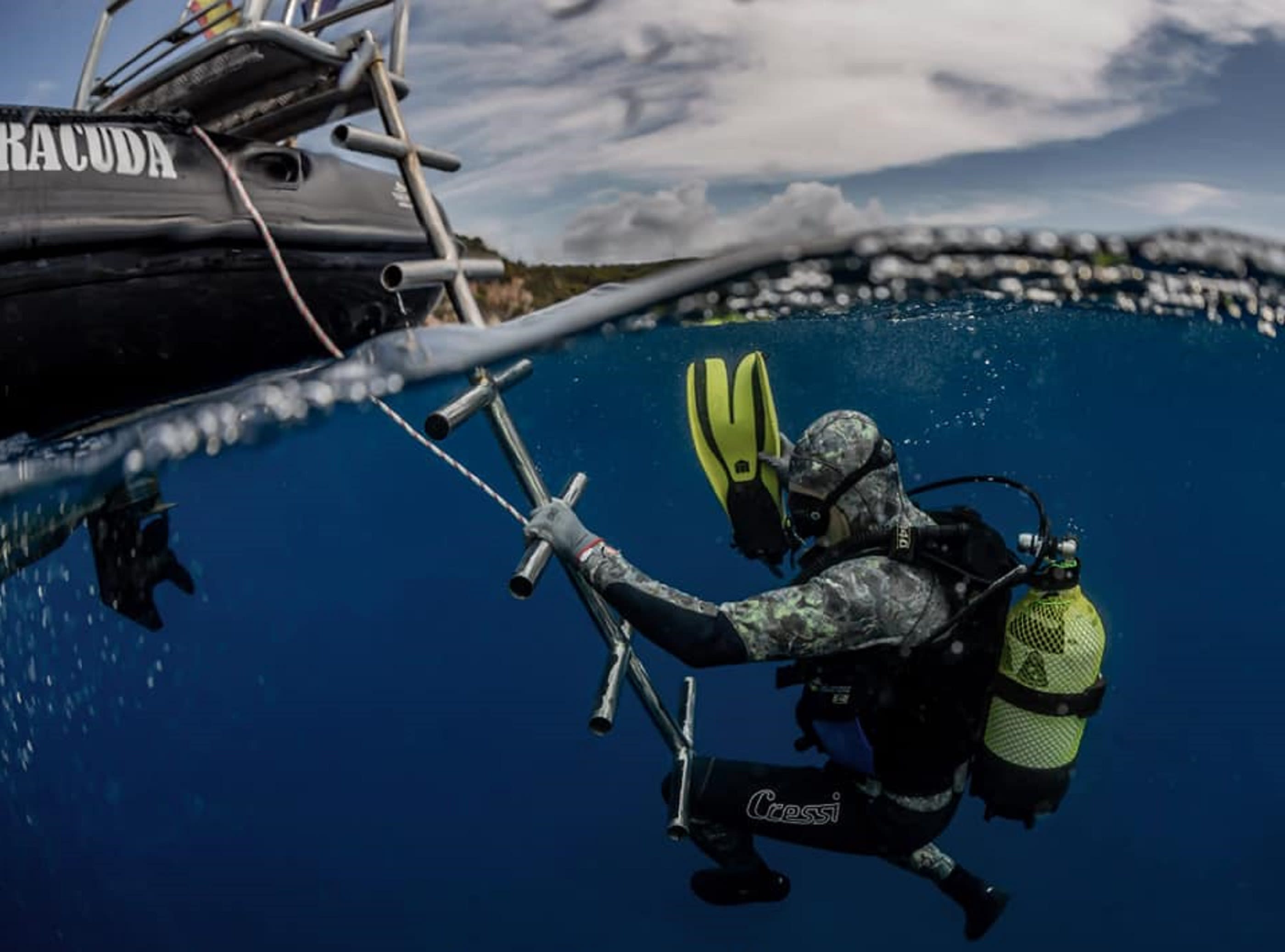 scuba diving in costa brava during the znmd road trip