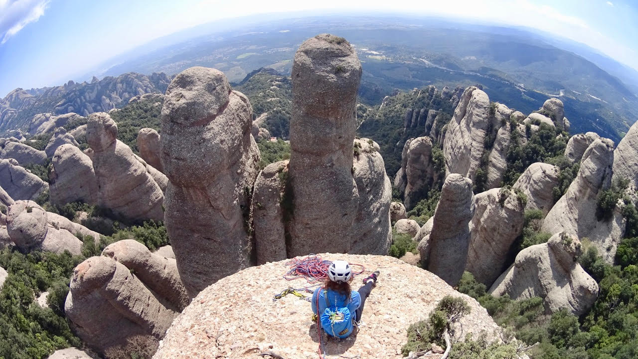 escalade à montserrat pour commencer le road trip ZNMD