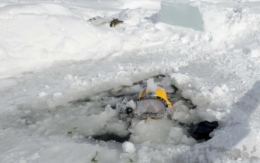 Buceo en el lago Baikal