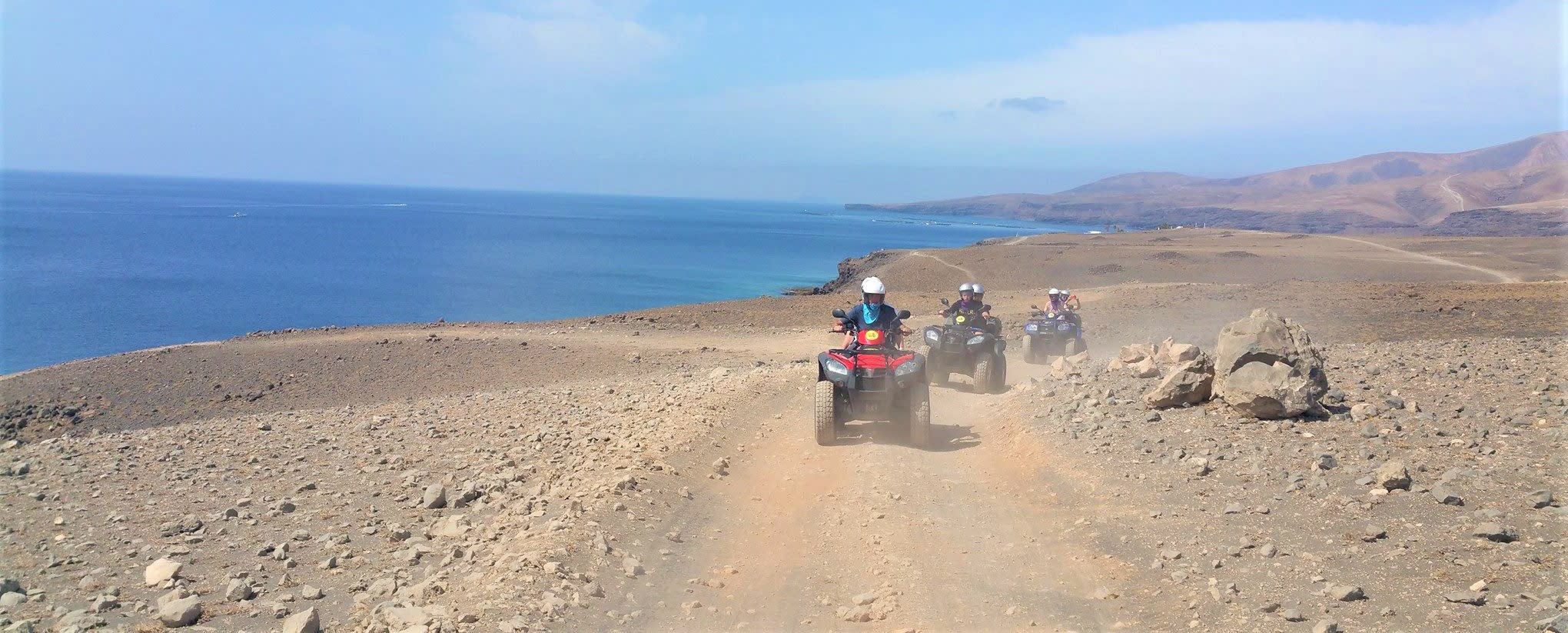 Excursion en quad à Salinas de Janubio