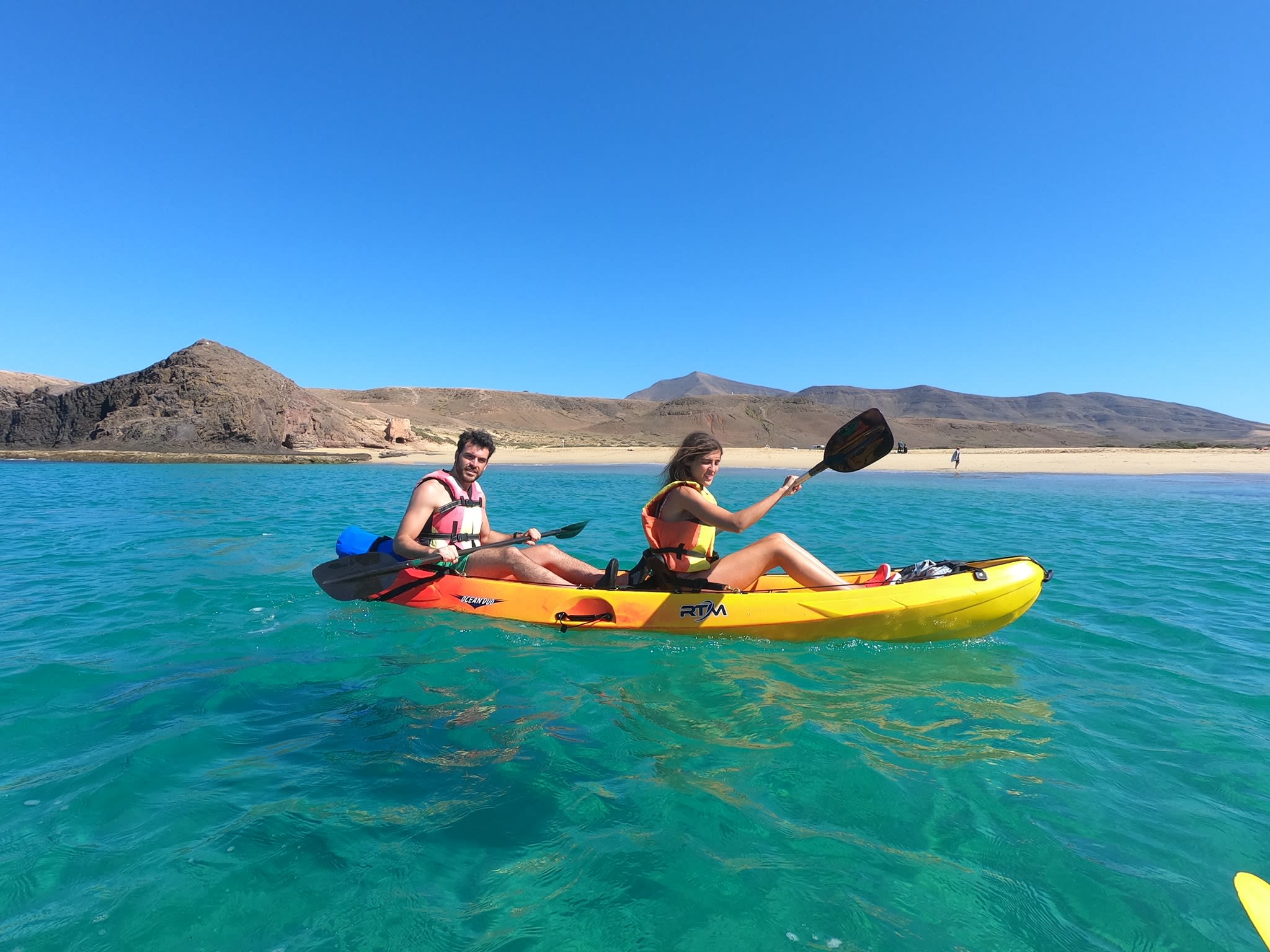 Kajakfahren auf Lanzarote