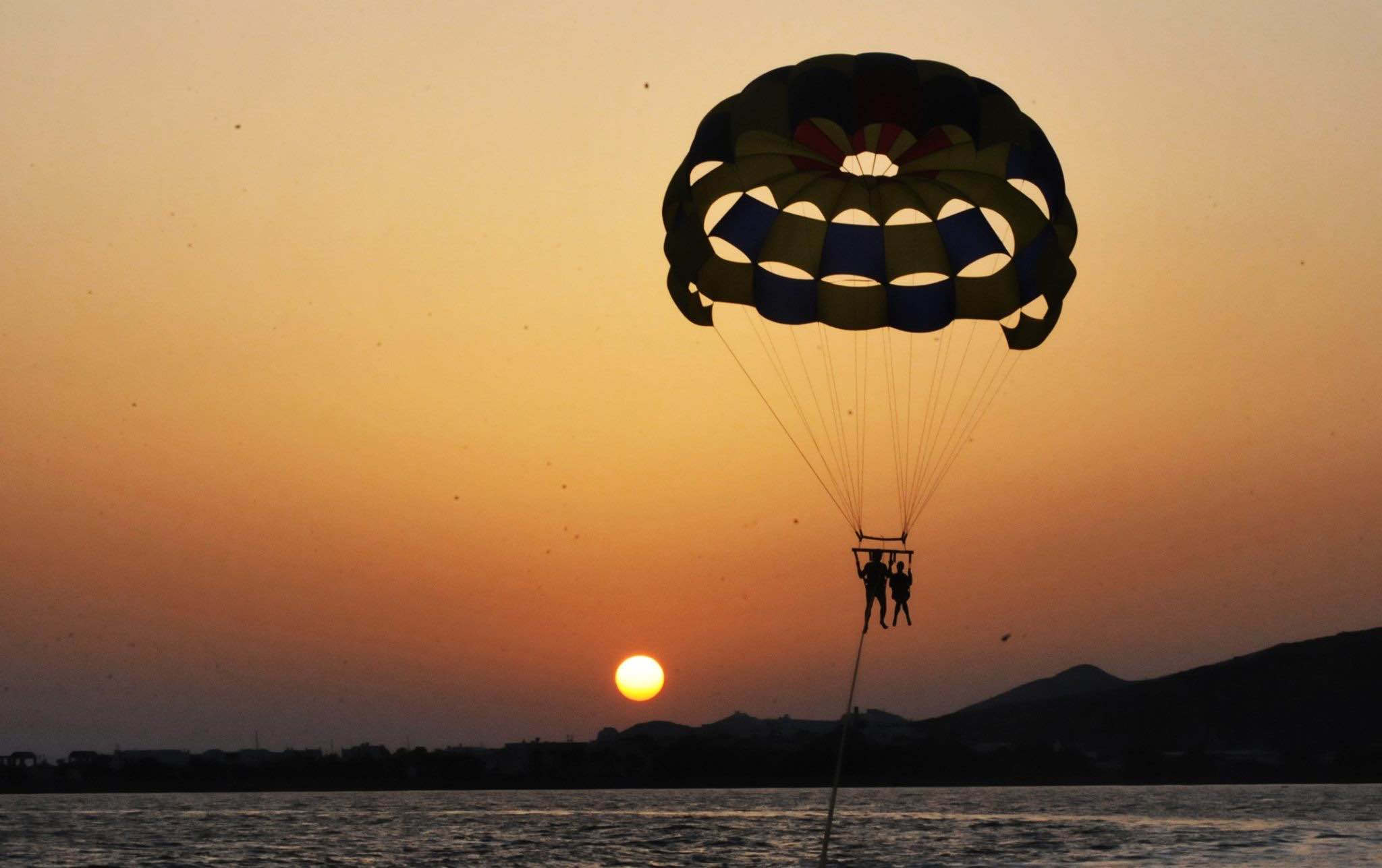 Parachute ascensionnel à Lanzarote