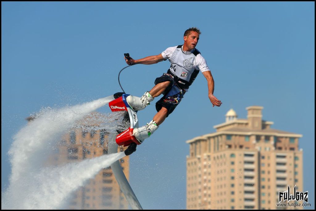 Flyboarding in Saint-Bathélémy 