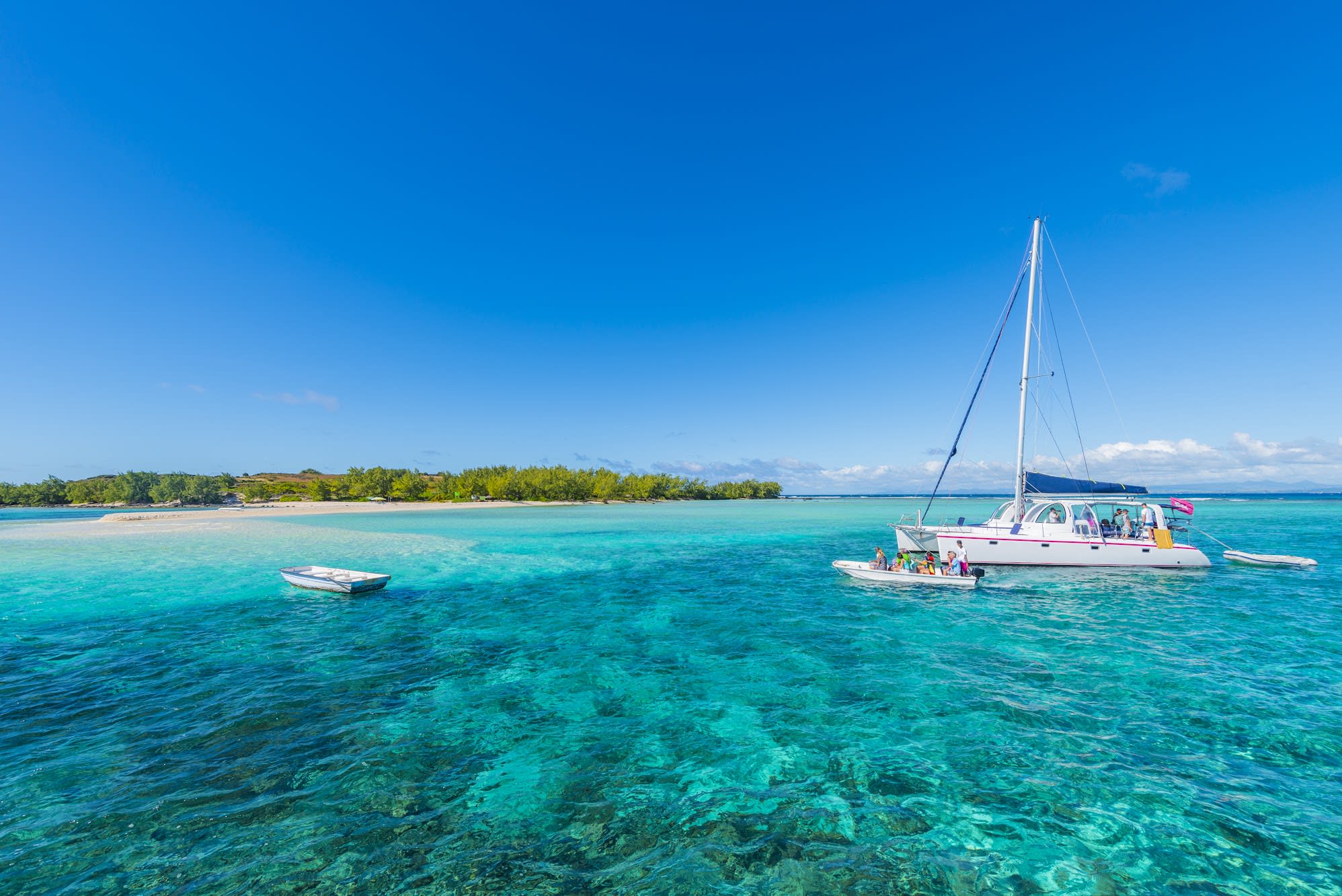 Excursión en catamarán por Mauricio