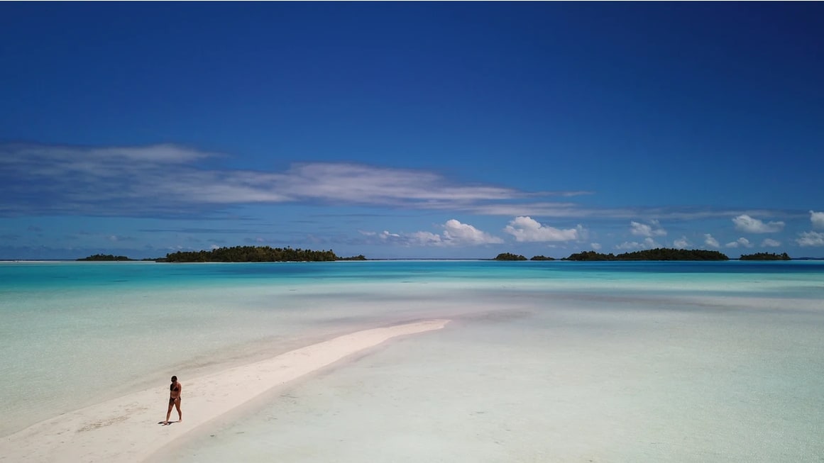 La laguna azul de Rangiroa