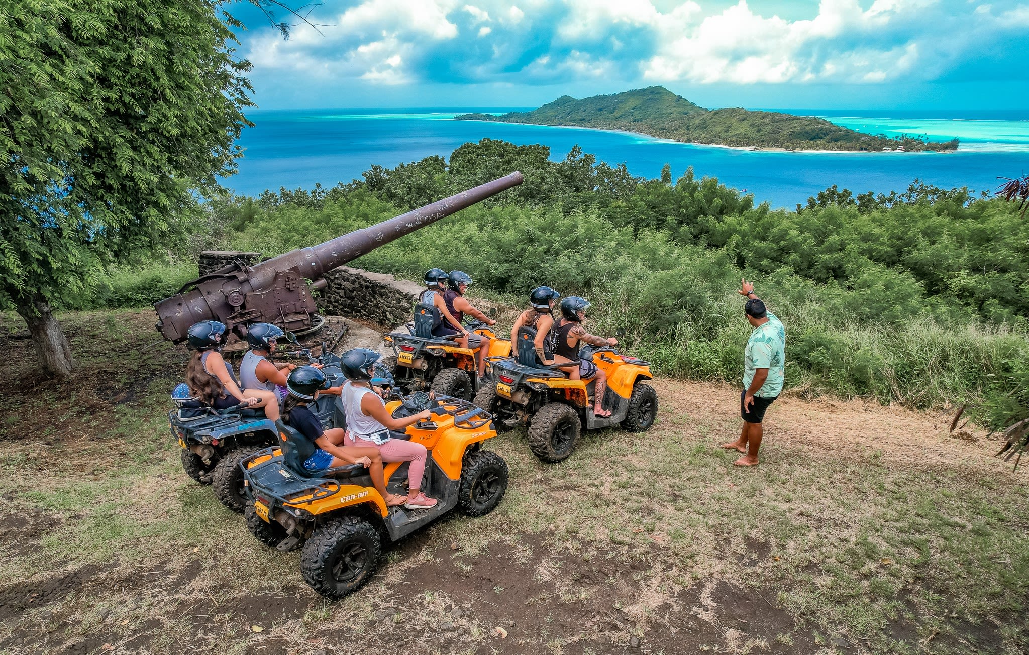 Excursion en quad à Bora Bora