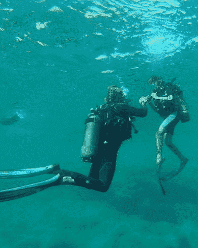 scuba dive in Corsica