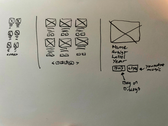 Discogs App design
