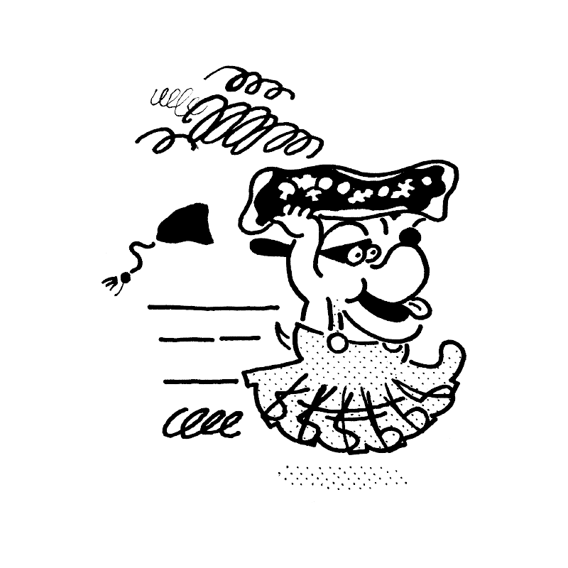 dog character illustration