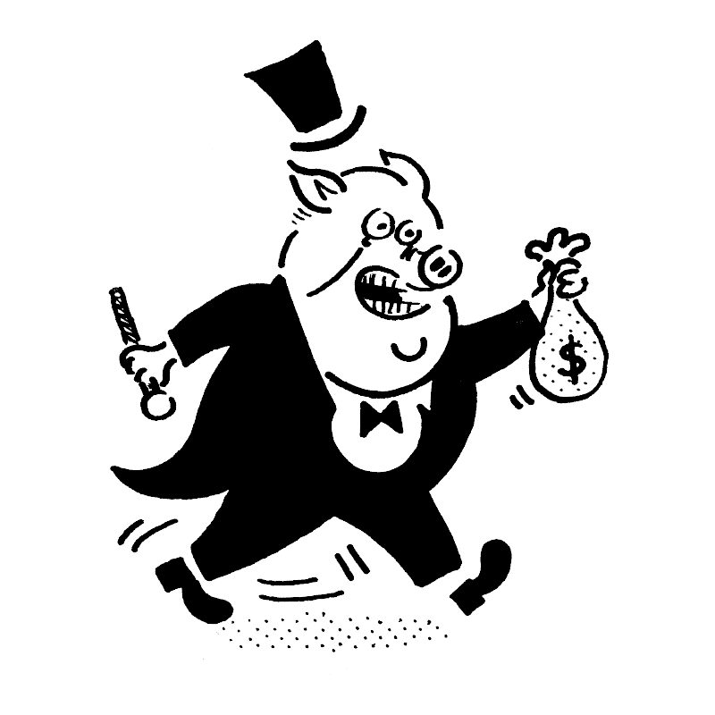 pig character illustration