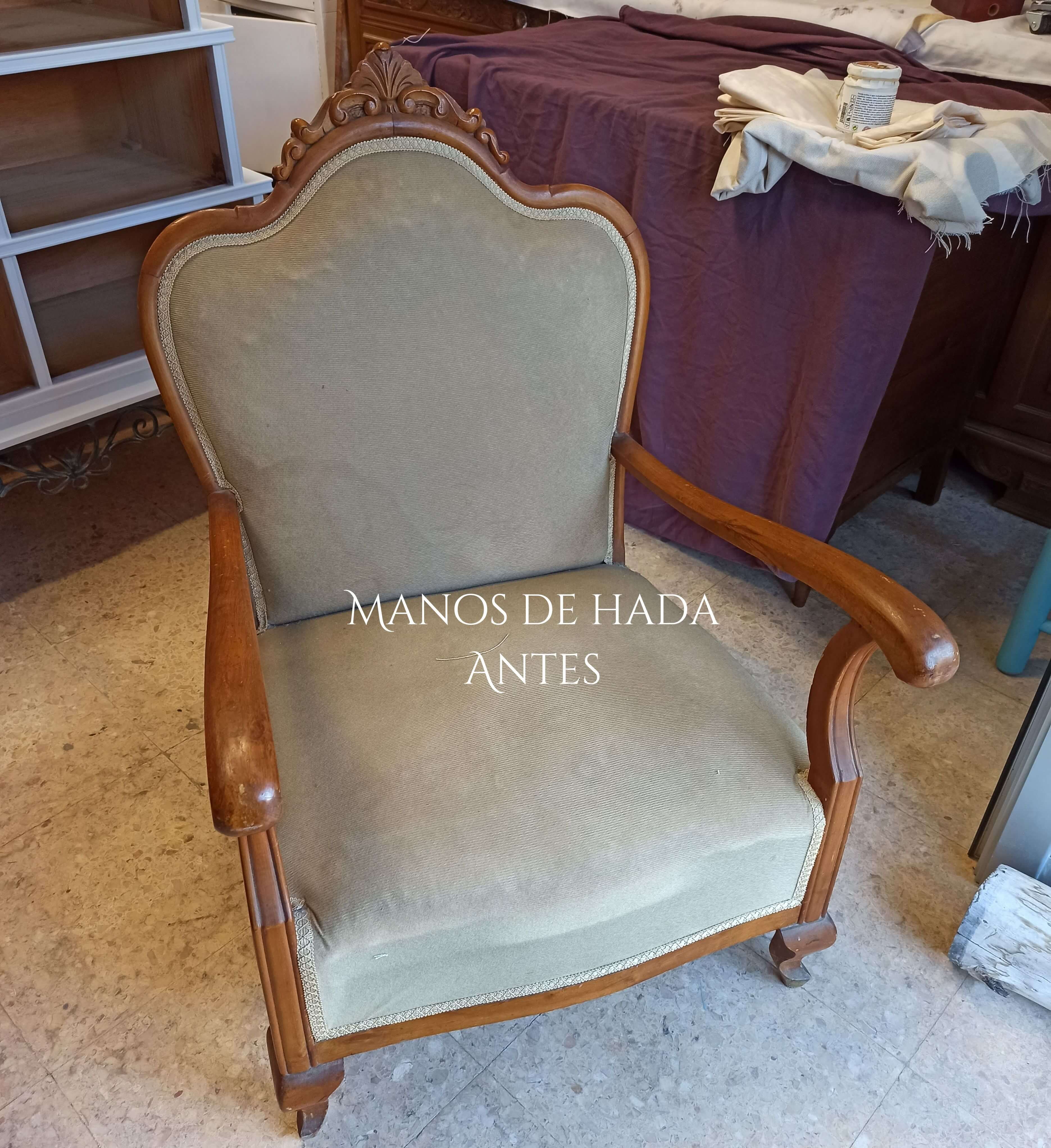 Recubrir el mueble con tapicería nueva o con vinilo