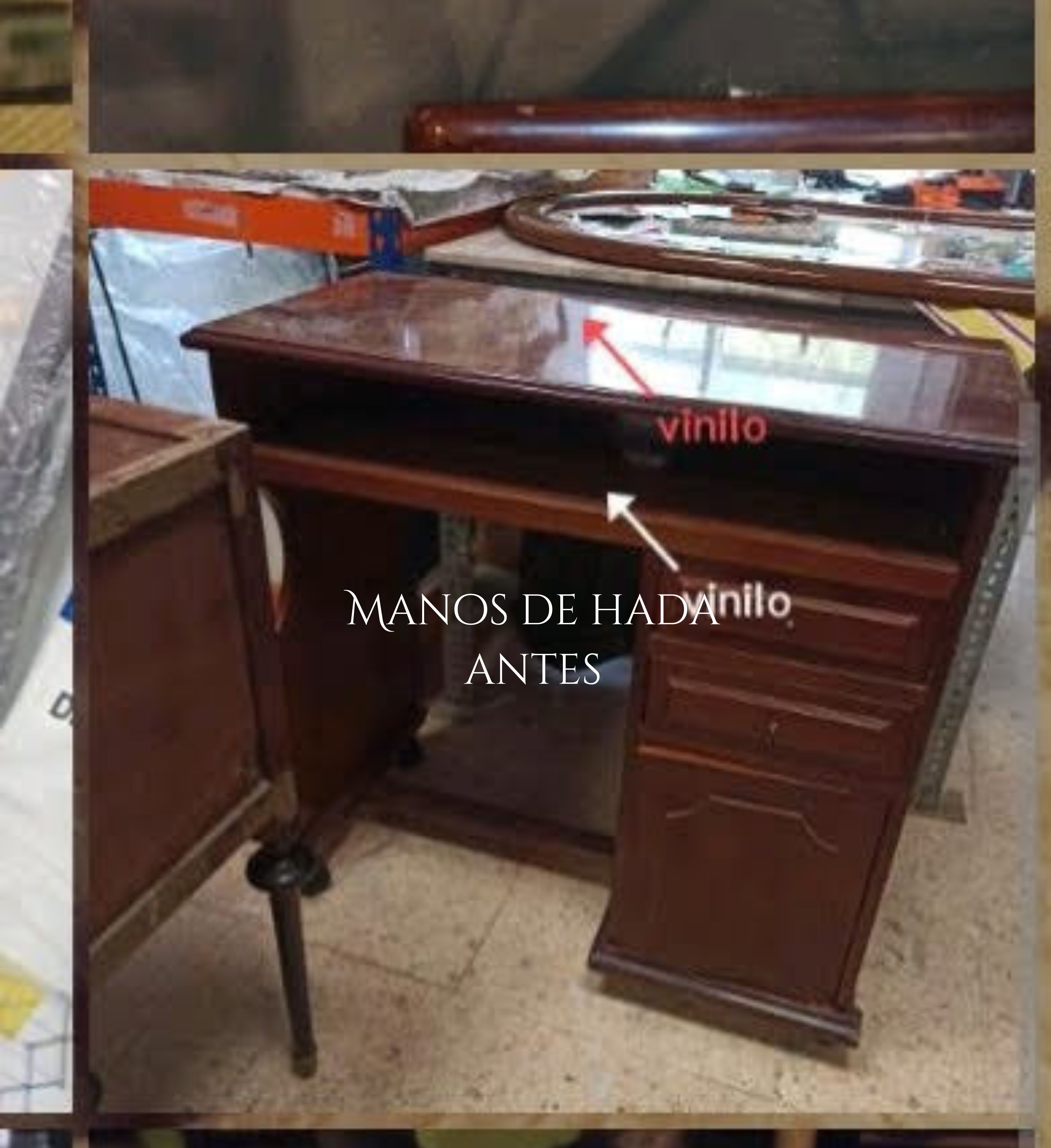 Recubrir el mueble con tapicería nueva o con vinilo