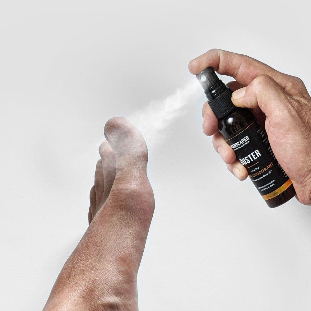 Foot Duster Foot Deodorant Spray MANSCAPED CA
