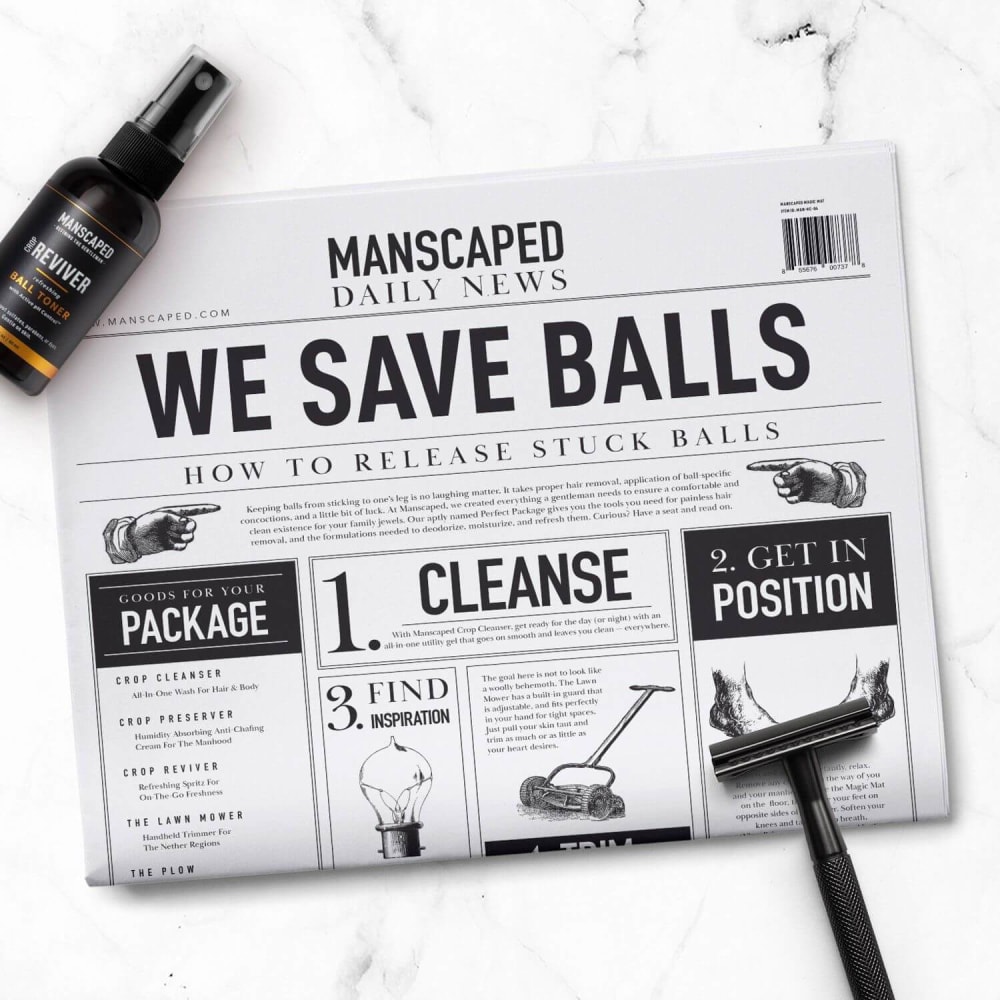 The Magic Mat, Best Manscaping Disposable Shaving Mats