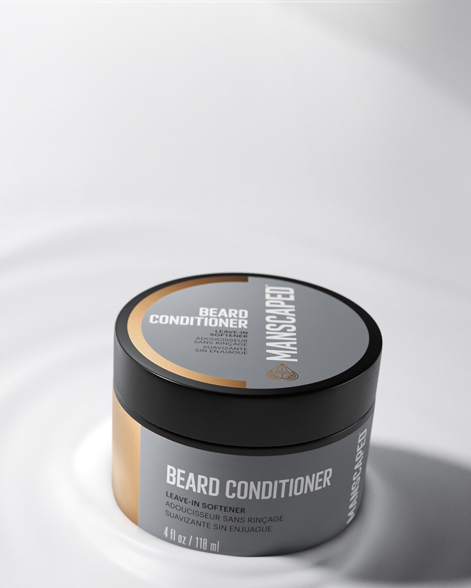 Close up of the new Beard Conditioner from MANSCAPED®