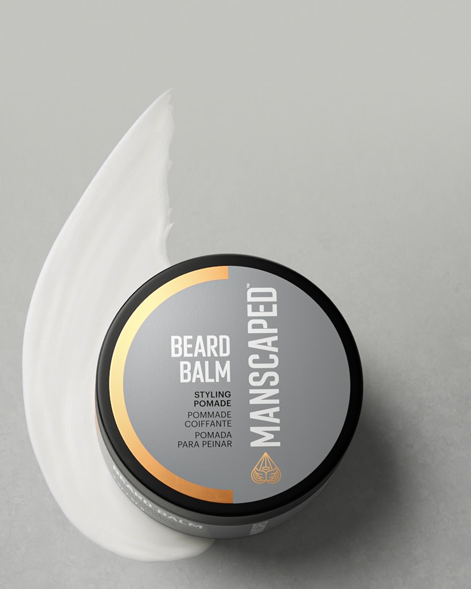 Close up of the new Beard Balm from MANSCAPED®