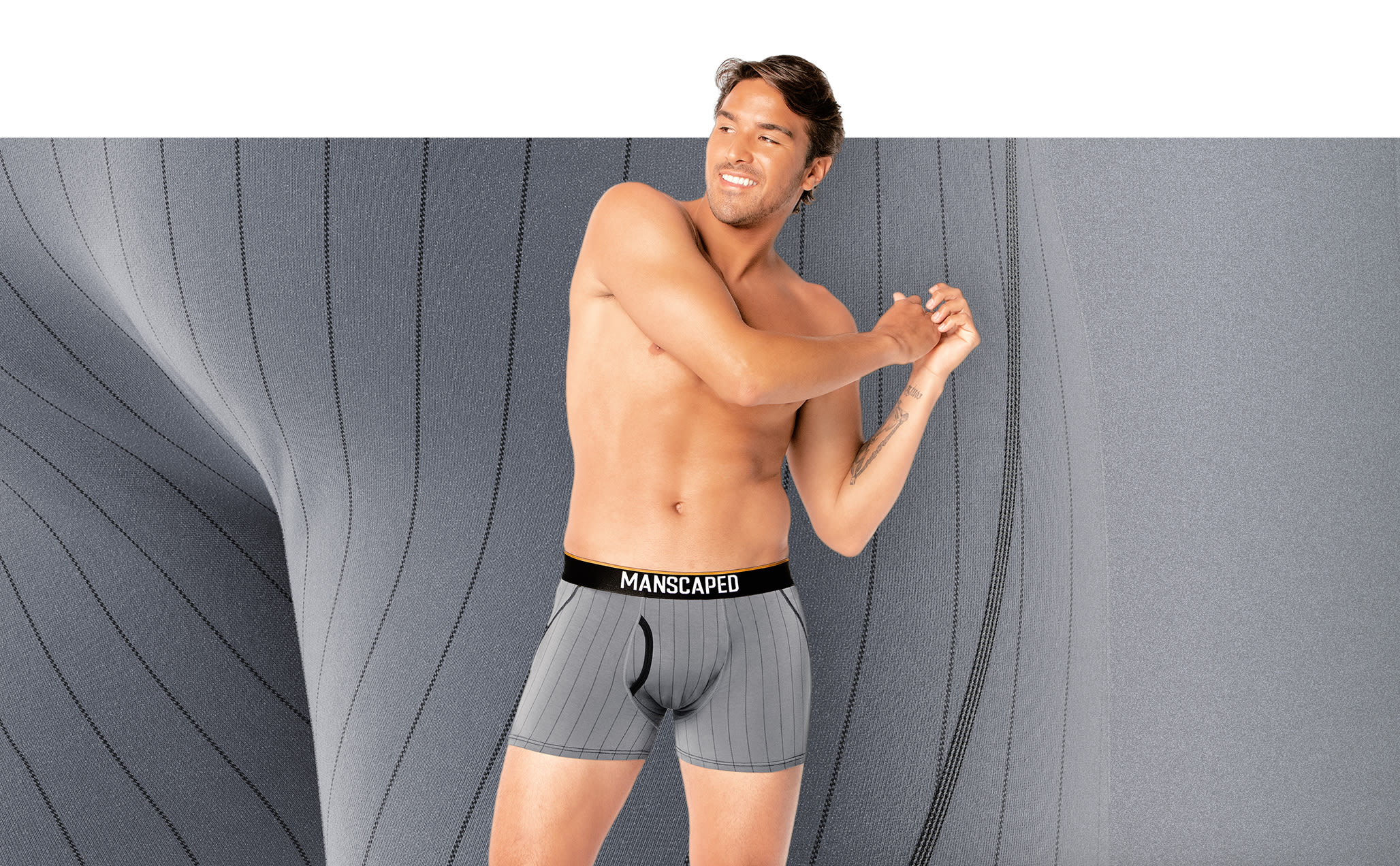 Men's Seamless Boxer Briefs, Moisture-Wicking, Surf The Web