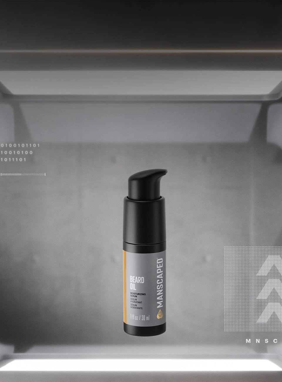 The new Beard Oil and moisturizing serum from MANSCAPED®