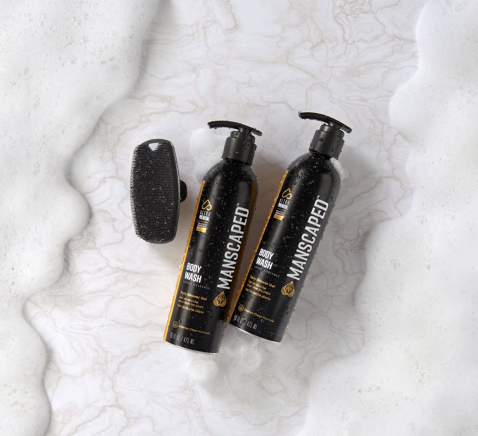 Men's Shower Kit The Body Buffer + Body Wash MANSCAPED US