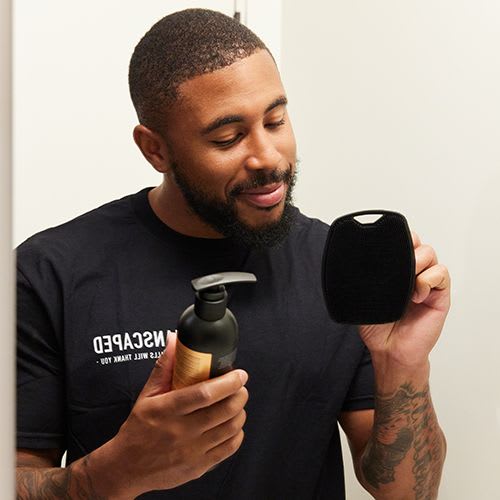 Men's Shower Kit The Body Buffer + Body Wash MANSCAPED US