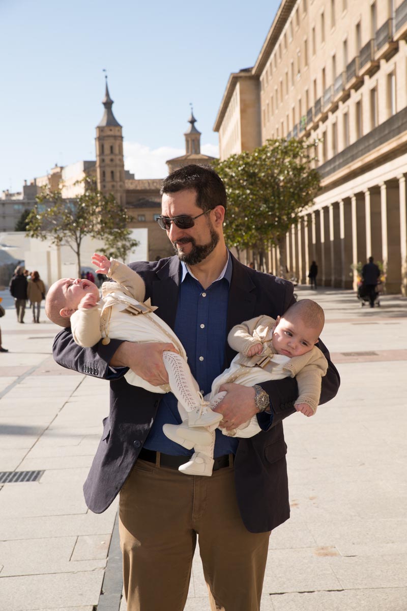 Reportaje de bautizo Basílica del Pilar Zaragoza 12