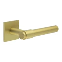 CRES by Frelan Satin Brass Fixed Dead Door Handles on Square Rose - CR-103 Range
