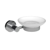 Fitzroy of London Style Soap Dish Holder - 135 x 125 x 85mm - Polished Chrome